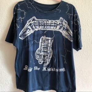 METALLICA  Men’s Ride the Lightning Tour Tee